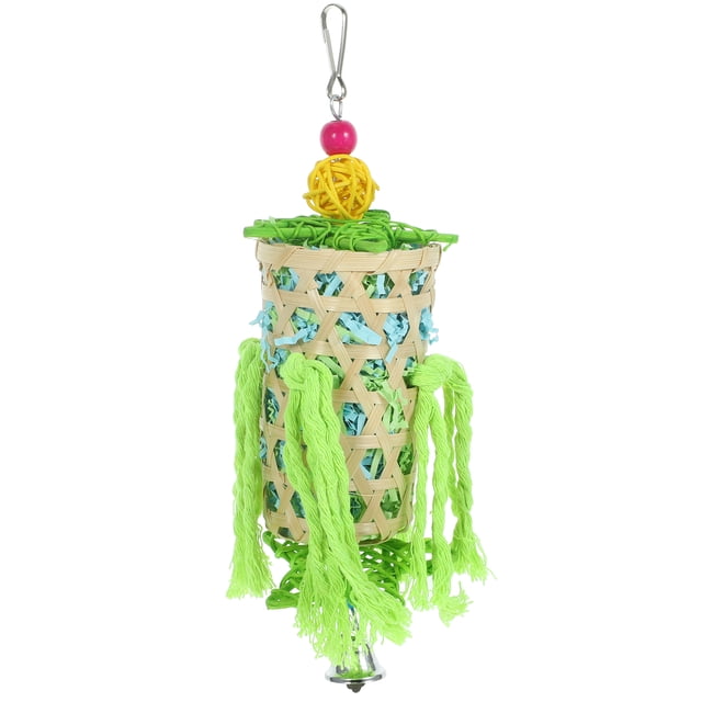 Miangastore Creative Hanging Parrot Biting Toy with Durable Synthetic Material Multi Color for Kids Fun
