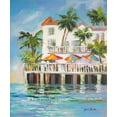 thumbnail image 2 of Slivka, Jane 15x17 Gold Ornate Wood Framed with Double Matting Museum Art Print Titled - Resort Style, 2 of 4