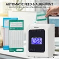 thumbnail image 2 of Impresora térmica Time Clock OFFNOVA sin tinta, 50 tarjetas, 2 of 7