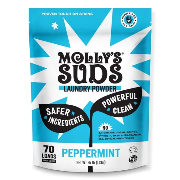 Detergente en polvo para ropa Molly's Suds Original 1,39 kg 70 cargas