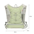 thumbnail image 5 of Dbuoem Hydration Backpack Nylon Pouch Mountaineering Vest Bag Running Backpack for Hiking Outdoor Adventures, 5 of 8
