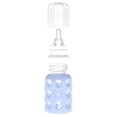 thumbnail image 4 of Lifefactory Glass Baby Bottle with Stage 1 Nipple and Protective Silicone Sleeve Blanket 4 Oz, 4 of 4