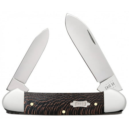 Case xx Canoe Knife Black Sycamore Wood Stainless 25574 Pocket Knives ...