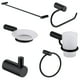thumbnail image 1 of Juego De 6 Accesorios Para Baño Rubinett  Acero inóxidable 304 Negro Mate, 1 of 9