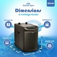 thumbnail image 3 of Active Aqua Hydroponic Water Chiller Cooling System w/Remote Control, Black, 3 of 7
