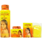 CaroTone Set-3 (Lotion 18.6oz   Cream 11.1oz   Soap 6.7oz)