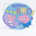 thumbnail image 2 of CafePress - Peppa Pig: Peek A BOO! - Baby Light Bodysuit, Size Newborn - 24 Months, 2 of 4