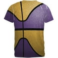 thumbnail image 2 of Championship Basketball Purple and Gold All Over Mens T Shirt Multi LG, 2 of 2