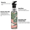thumbnail image 3 of Yayeee 33oz Insulated Water Bottle Double Wall Stainless Steel with Flip Straw Lid, Pink and White Cat, 3 of 7