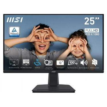 MSI PRO MP251 25" 16:9 IPS Monitor, 100Hz 1ms, 1920 x 1080 (FHD)
