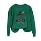thumbnail image 2 of Heisall Womens Hoodies Halloween Print Long Sleeve Loose Casual Crew Neck Sweatshirts 2025 New Arrival Fashion Style, 2 of 4