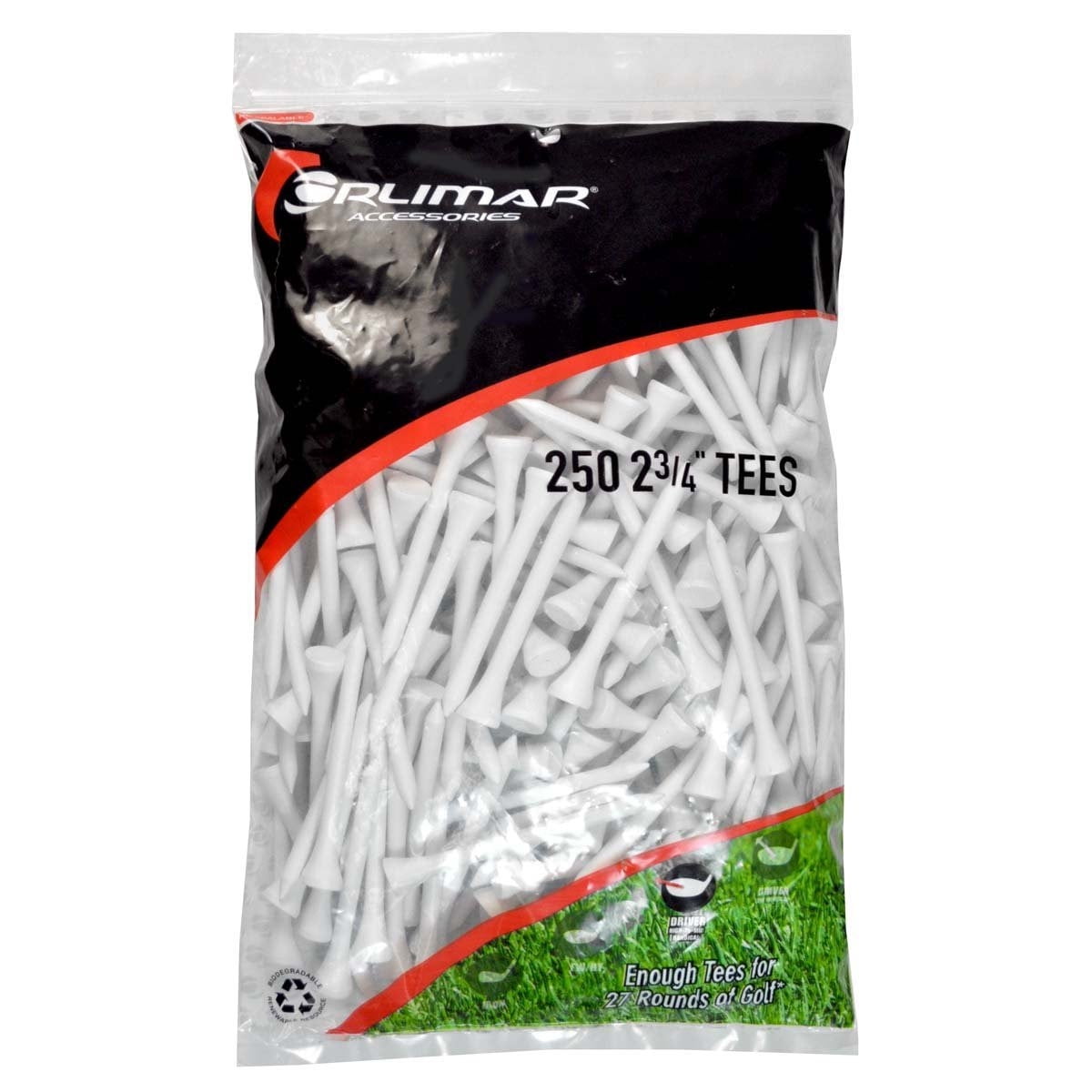 Orlimar 2 3/4Inch Golf Tees 250Pack (White) Walmart Canada