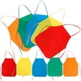 thumbnail image 4 of 10pcs Non-woven Kids Aprons Non Woven Artist Fabric Aprons for Children Reusable Aprons, 4 of 4
