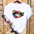 thumbnail image 4 of Camisetas con estampado de corazón y amor de leopardo para mujer, camiseta gráfica a la moda, camiseta bonita de manga corta de los años 90 para primavera y verano, camiseta para mujer, 4 of 5