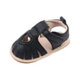 thumbnail image 5 of Douhoow Summer Infant Girls Sandals Baby Soft Sole Princess Flats Heart Cutout Walking Shoes 0-24 Months, 5 of 7