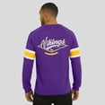 thumbnail image 5 of Men's Darius Rucker Collection by Fanatics Purple Minnesota Vikings Waffle-Knit Raglan Long Sleeve Henley T-Shirt, 5 of 6