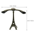 thumbnail image 2 of Houderco Decorativa Torre Eiffel Y Pájaro De Aleación Para Color Café, 2 of 7
