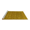 thumbnail image 2 of Ahgly Company Machine Washable Indoor Rectangle Persian Yellow Traditional Area Rugs, 2' x 5', 2 of 4