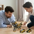 thumbnail image 2 of 2 In 1 Collision Transforming Dinosaur Car Toy Automatic Conversion Robot Vehicle With Design, 2 of 8
