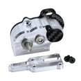 thumbnail image 3 of MERIGLARE Transmission Gearbox for 1:10Scale Cheater Rigs Capra RC Model Vehicle Part Sturdy Multifunction with Slipper Pad Replacement Silver, 3 of 8