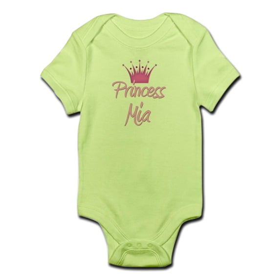 CafePress - Princess Mia Infant Bodysuit - Baby Light Bodysuit
