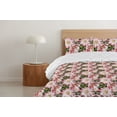 thumbnail image 4 of Ambesonne Springtime Down Alternative Quilt Comforter, Garden Flowers Romantic, Twin, Pistachio Green Blush, 4 of 5