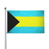 Retro Bahamas Flag Flags 3 X 5 Foot Printed Bright And Vivid Colors Flag With Two Grommets