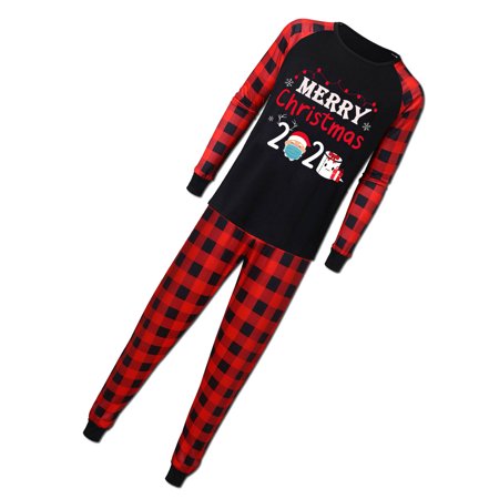 

Famure Pajama Set|Home Pajama Suit Long-sleeved Cartoon Printed Christmas Wear