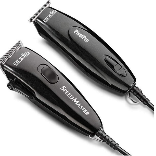 Andis COMBO Professional PivotPro And SpeedMaster Hair Clipper and Beard  Trimmer PivotMotor COMBO Set 