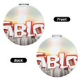 thumbnail image 2 of Qekee Roblox Print Compact Makeup Mirror Folding Mini Pocket Mirror Portable Hand Mirror Double-Sided 2 x 1x Magnification for Woman Girls-Round Shape, 2 of 9
