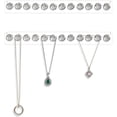 thumbnail image 1 of Paquete de 2 colgadores de collares de acrílico para colgar en la pared. Organizador de joyas., 1 of 5