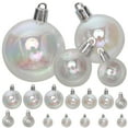thumbnail image 2 of 18 Pcs DIY Christmas Iridescent Ornaments Balls, Clear Plastic Rainbow Bubbles Hanging Filled Ornaments, Iridescent Xmas Tree Decorations for Christmas, Halloween(1.18 in,1.57 in,1.97 in,2.36 in), 2 of 11