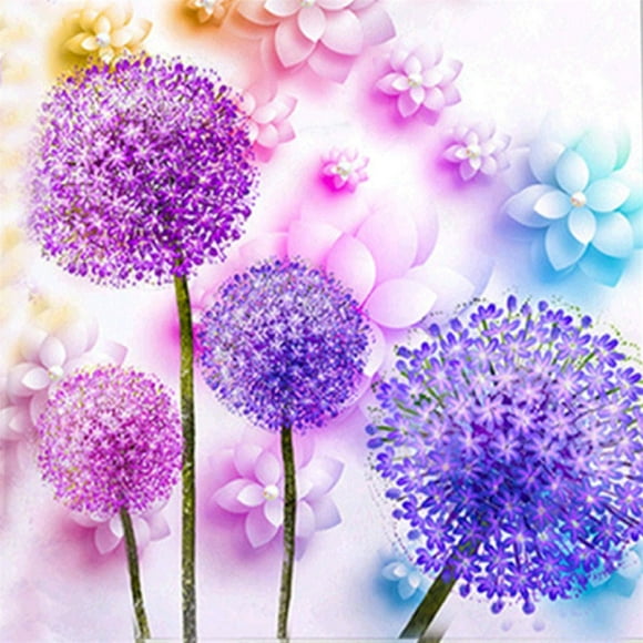 5D DIY Diamond Painting Colorful Rhinestone Cross Stitch Art Kit Safe Decor Embroidery