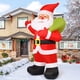 thumbnail image 4 of Papá Noel hinchable COMIN de Navidad de 2,7 m con luces LED, 4 of 6