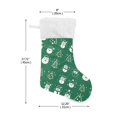 thumbnail image 2 of Ryvnso Christmas Stockings Christmas Snowmans Tree 17.7" Large Stocking Decoration 1 Pack, 2 of 7