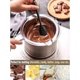 thumbnail image 6 of Double Boiler Pot Set, 1200ML Double Boiler, 2800ML Stainless Steel Pot with Silicone Spatula for Melting Chocolate,Candy, Soap, Wax, Candle Making, 6 of 6