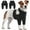Black, variant on 1Pcs Dog Recovery Suit for Front Legs, Adjustable Dog Leg Sleeves to Stop Licking, Dogs Elbow Braces Protector for Leg Injuries Shoulder Wound, Cone Collar Alternatives【Grey】2XL