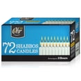 thumbnail image 1 of Velas de Shabat Ner Mitzvah tradicionales de 3 horas y 72 unidades, 1 of 4