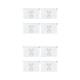 thumbnail image 1 of Greeniant Mascarilla desechable Bolsa de almacenamiento temporal Cubierta facial Bolsa de soporte Anillos de joyería blanco 4 piezas 2piezas, 1 of 6
