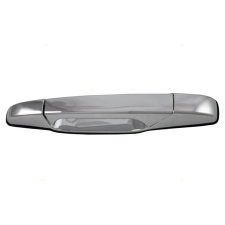 Gmc Chrome Door Handles - Drivers Outside Outer Rear Chrome Door Handle Replacement for Cadillac Chevrolet GMC Pickup Truck SUV 22738725