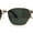 Gold / Solid Green, variant on SA106 Mens Luxury Art Deco Metal Engraving Rectangle Sunglasses Gold Gradient Brown