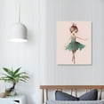 thumbnail image 3 of Chilfamy Fall Decor Ballerina Girl Canvas Print Wall Art 16x20in 16x20in, 3 of 3