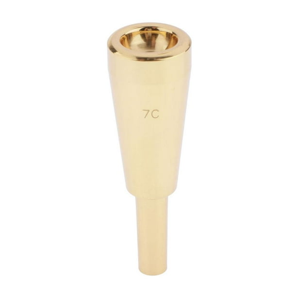 Boquilla de trompeta Yuyangstore Accesorios para instrumentos Tamaño 7C Chapado en oro