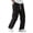 Black, variant on Mens Track Pants Casual - Side Striped Straight Leg, Lightweight Breathable for Sports and Daily Wear, Elastic Waistband Jogging Pants Men Style,Black,S