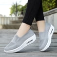 thumbnail image 4 of YOUYEDIAN Chaussures Orthopédiques pour Femmes Soutien de Voûte Antidérapantes à Enfiler Chaussures de Course Largeur Grand Maille Tricotée Extensible Chaussures de Randonnée Confortables Chaussures en Mousse 2026 (Gris), 4 of 8