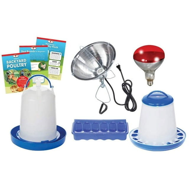 Double-Tuf Chicken Poultry Starter Kit with Guide Book and Accessories