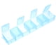 thumbnail image 3 of Pastillero portátil con compartimentos de plástico, organizador de pastillas, mini pastillero (azul), 3 of 8