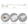 thumbnail image 2 of Yi Lighting 12 Ft E26/E27 Socket Extension Hanging Lantern Pendant Light Holder Lamp Cord Cable, 2 of 5