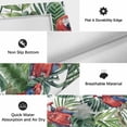 thumbnail image 6 of Tropical Plants Outdoor Rug for Patio/Deck/Porch, Non-Slip Large Area Rug 5 x 7 Ft, Summer Watercolor Parrots Green Leaves Indoor Outdoor Rugs Washable Area Rugs, Reversible Camping Rug Carpet Runner, 6 of 8