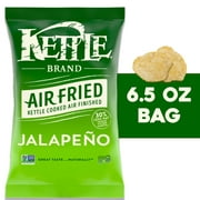 Kettle Brand Potato Chips, Air Fried Jalapeno Kettle Chips, 6.5 oz Bag